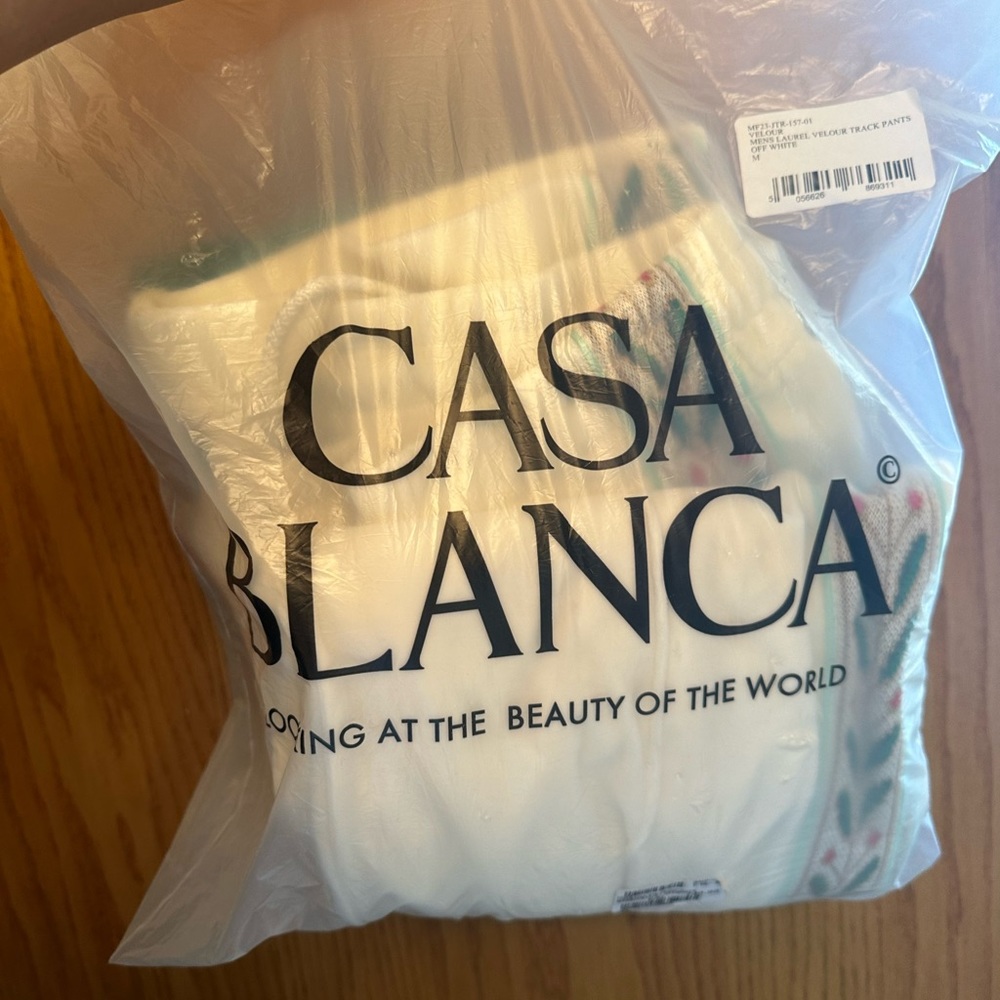 Casablanca velvet shirt and pants